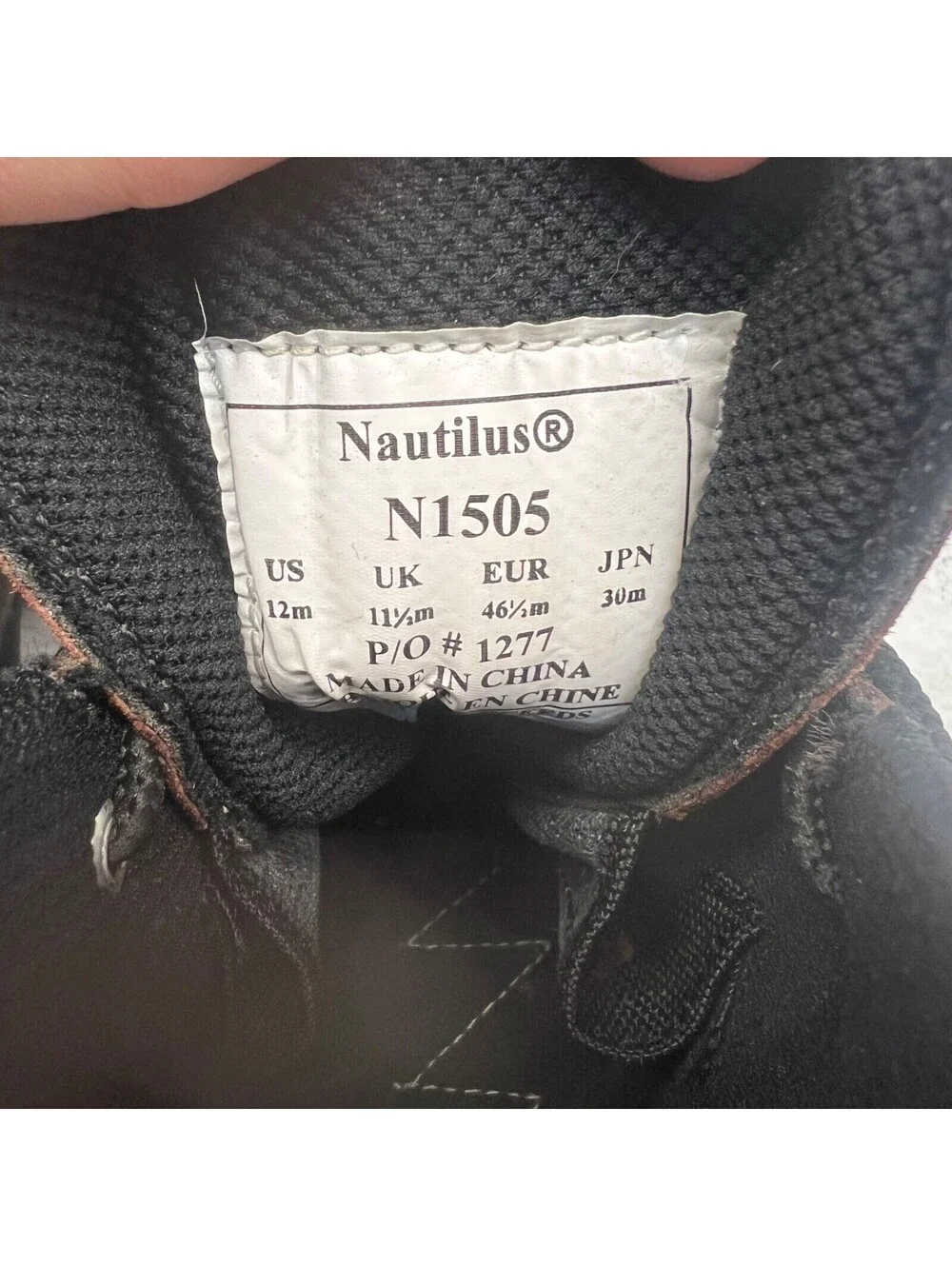 Nautilus Men's 6” Safety Toe Work Boots N1505 Brown Leather Size 12M